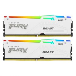 ������ ������ ��� ���������� DDR5 32GB (2x16GB) 6800 MHz Beast White RGB EXPO Kingston Fury (ex.HyperX) (KF568C34BWEAK2-32)