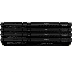 Модуль пам'яті для комп'ютера DDR5 128GB (4x32GB) 5600 MHz Beast Black XMP Kingston Fury (ex.HyperX) (KF556C40BBK4-128) - Картинка 3