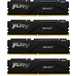     DDR5 128GB (4x32GB) 5600 MHz Beast Black XMP Kingston Fury (ex.HyperX) (KF556C40BBK4-128)