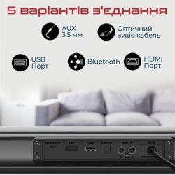 Акустична система Promate StreamBar-30 Black (streambar-30.black) - Картинка 5