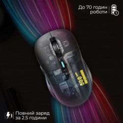 Мышка Promate Samo Wireless/Bluetooth Black (samo.black) - Картинка 7