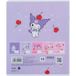 Тетрадь Kite Kuromi 12 листов, линия (HK24-234) - Картинка 8