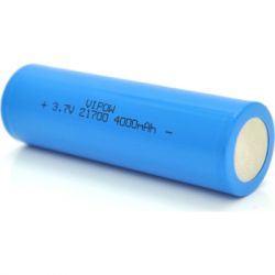 Акумулятор 21700 4000mAh, 3.7V, Blue, FlatTop Vipow (ICR21700-4000mAhFT / 31078) - Картинка 2