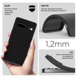 ����� �� ��������� �������� Armorstandart Matte Slim Fit Google Pixel 7 Camera cover Black (ARM79558) - �������� 3