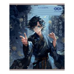 Зошит ZiBi набір учнівських ANIME 48 аркушів клітинка 10 штук, 8 предметів (ZB.1704-99) - Картинка 3