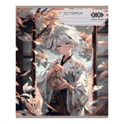 Зошит ZiBi набір учнівських ANIME 48 аркушів клітинка 10 штук, 8 предметів (ZB.1704-99) - Картинка 8