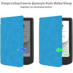 Чехол для электронной книги BeCover Smart Case PocketBook 629 Verse / 634 Verse Pro 6" Light Blue (710973) - Картинка 6