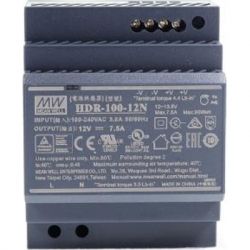 Блок живлення для систем відеоспостереження MeanWell HDR-100-12N - Картинка 2