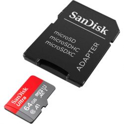 Карта памяти SanDisk 64GB microSD Class 10 A1 R-140 (SDSQUAB-064G-GN6IA) - Картинка 3