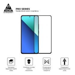 Стекло защитное Armorstandart Pro Xiaomi Redmi 13 4G Black (ARM78248) - Картинка 2