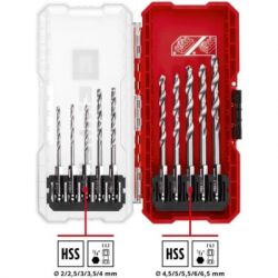 Набор сверл Einhell по металлу HSS, 10 шт, 2-6.5мм, кейс (108723) - Картинка 7