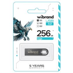 USB флеш накопитель Wibrand 256GB Eagle Grey USB 3.2 Gen 1 (USB 3.0) (WI3.2/EA256U10G) - Картинка 3