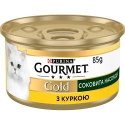 Консервы для кошек Purina Gourmet Gold Сочное наслаждение с курицей 85 г (8445290823342) - Картинка 3