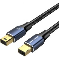 ������ �������������� Mini DisplayPort to Mini DisplayPort 2.0m V1.4 8K 60Hz 32.4Gbps Blue Aluminum Alloy Vention (HCGLH)