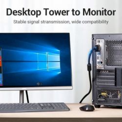 ������ ������������� DVI to DVI 24+1pin 8.0m 2K 60Hz ferrite Vention (EAEBK) - �������� 8