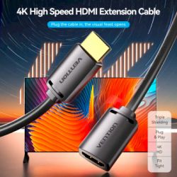 ������ ������������� HDMI M to HDMI F 5.0m V2.0 4K 60Hz PVC Vention (AHCBJ) - �������� 2
