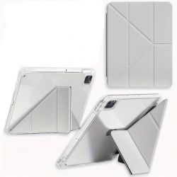 Чехол для планшета BeCover Ultra Slim Origami Transparent Apple iPad Pro 11" M4 2024 Gray (711690) - Картинка 2