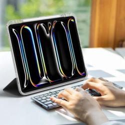 Чехол для планшета BeCover Ultra Slim Origami Transparent Apple iPad Pro 11" M4 2024 Gray (711690) - Картинка 6