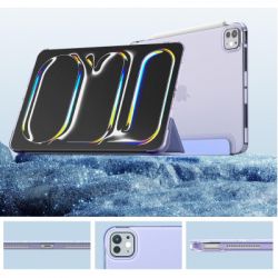 ����� ��� �������� BeCover Tri Fold Hard Apple iPad Pro 11" M4 2024 Purple (711729) - �������� 2