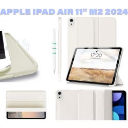 Чохол до планшета BeCover Tri Fold Soft TPU Silicone Apple iPad Air 11" M2 2024 Beige (711735) - Картинка 6