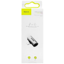 Перехідник L46 Lightning (1 Male / 2 Female) (CAL46-S1) Black-Silver Baseus (CAL46-S1) - Картинка 6
