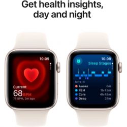 �����-���� Apple Watch SE 2024 GPS 40mm Starlight Aluminium Case with Starlight Sport Band - M/L (MXEG3QH/A) - �������� 5