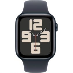 �����-���� Apple Watch SE 2024 GPS 44mm Midnight Aluminium Case with Midnight Sport Band - S/M (MXEJ3QH/A) - �������� 2
