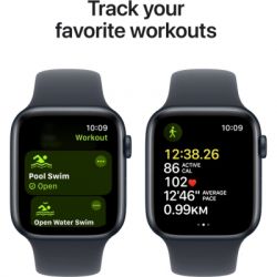 �����-���� Apple Watch SE 2024 GPS 44mm Midnight Aluminium Case with Midnight Sport Band - M/L (MXEK3QH/A) - �������� 6