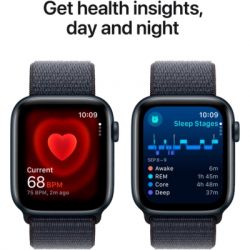 �����-���� Apple Watch SE 2024 GPS 44mm Midnight Aluminium Case with Ink Sport Loop (MXEP3QH/A) - �������� 5