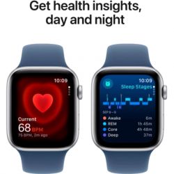 �����-���� Apple Watch SE 2024 GPS 44mm Silver Aluminium Case with Denim Sport Band - M/L (MXER3QH/A) - �������� 5