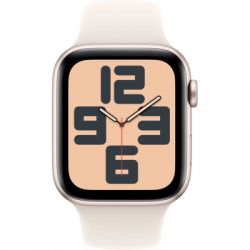 �����-���� Apple Watch SE 2024 GPS 44mm Starlight Aluminium Case with Starlight Sport Band - M/L (MXEV3QH/A) - �������� 2