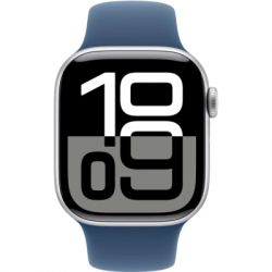 �����-���� Apple Watch Series 10 GPS 42mm Silver Aluminium Case with Denim Sport Band - M/L (MWWC3QH/A) - �������� 2