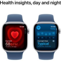 �����-���� Apple Watch Series 10 GPS 42mm Silver Aluminium Case with Denim Sport Band - M/L (MWWC3QH/A) - �������� 5