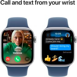 �����-���� Apple Watch Series 10 GPS 42mm Silver Aluminium Case with Denim Sport Band - M/L (MWWC3QH/A) - �������� 7
