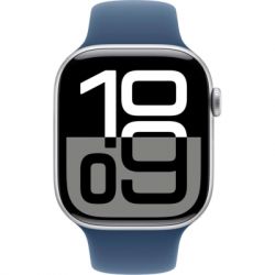 �����-���� Apple Watch Series 10 GPS 46mm Silver Aluminium Case with Denim Sport Band - S/M (MWWL3QH/A) - �������� 2