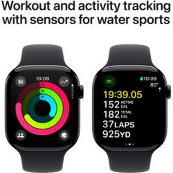 �����-�������� Apple Watch Series 10 GPS 46mm Jet Black Aluminium Case with Black Sport Band - S/M (MWWP3QH/A) - �������� 4