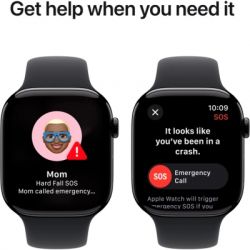 �����-�������� Apple Watch Series 10 GPS 46mm Jet Black Aluminium Case with Black Sport Band - S/M (MWWP3QH/A) - �������� 6