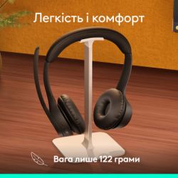 Навушники Logitech Zone 305 for Business Wireless/Bluetooth UC Black (981-001453) - Картинка 10