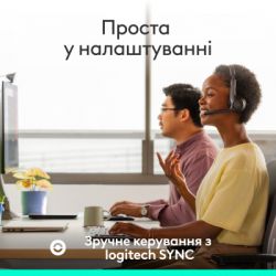 Навушники Logitech Zone 305 for Business Wireless/Bluetooth UC Black (981-001453) - Картинка 12