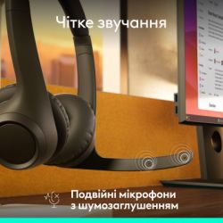 Навушники Logitech Zone 305 for Business Wireless/Bluetooth UC Black (981-001453) - Картинка 9