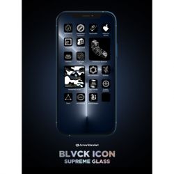 Стекло защитное Armorstandart Supreme Black Icon 3D Apple iPhone 16 Pro Black (ARM78037) - Картинка 10