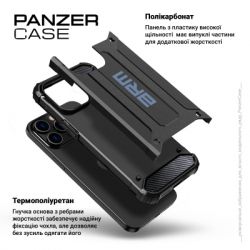 Чехол для мобильного телефона Armorstandart Panzer Apple iPhone 16 Pro Black (ARM79546) - Картинка 4