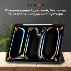 Чохол до планшета AirOn Premium SOFT iPad Pro 13 2024 + Film Black (4822352781129) - Картинка 6