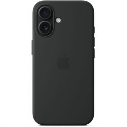 ����� ��� ���������� �������� Apple iPhone16 Silicone Case with MagSafe - Black (MYY13ZM/A) - �������� 6
