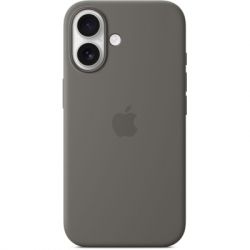 ����� �� ��������� �������� Apple iPhone16 Silicone Case with MagSafe - Stone Gray (MYY33ZM/A) - �������� 5