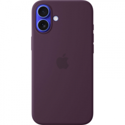 ����� �� ��������� �������� Apple iPhone 16 Plus Silicone Case with MagSafe - Plum (MYYD3ZM/A)