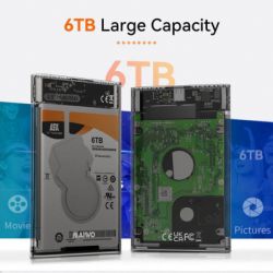 ������ ������� 2.5" Maiwo K2510B, Transparent, USB Type-C 3.1, 1xSATA HDD/SSD, ������� �� USB - �������� 5