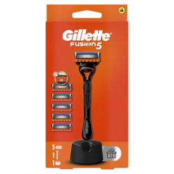 Бритва Gillette Fusion5 с 5 сменными картриджами + Подставка (8700216356794) - Картинка 2