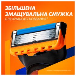 Бритва Gillette Fusion5 с 5 сменными картриджами + Подставка (8700216356794) - Картинка 6