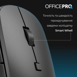 Мишка OfficePro M305B Silent Click Ergonomic Wireless Black (M305B) - Картинка 11